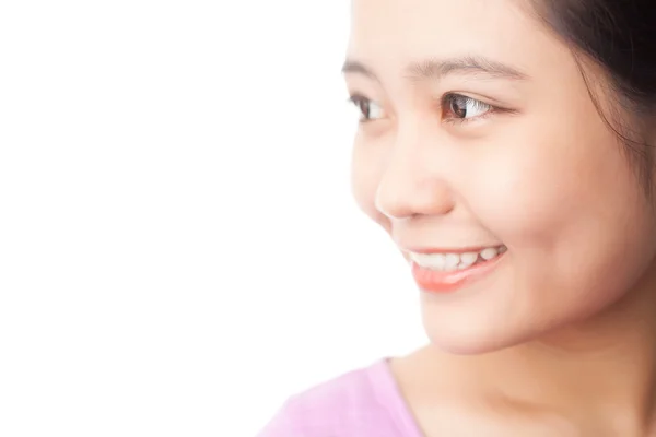 Menina sorrindo bonito — Fotografia de Stock