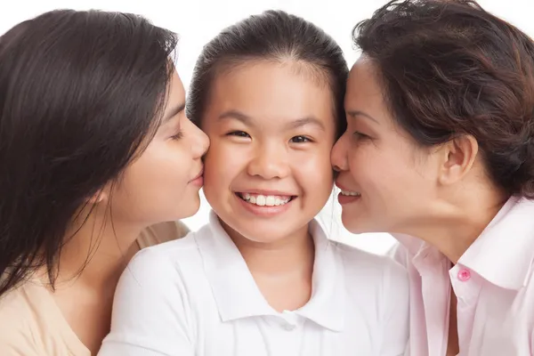 Liebevolle Familie — Stockfoto