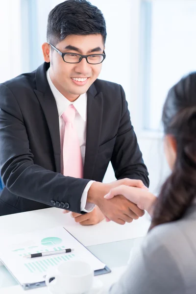 Partnership agreement — Stock Photo, Image