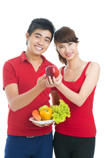 Propaganda of healthy eating — Stockfoto