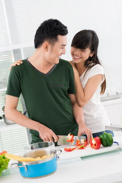 Me encanta cocinar. — Foto de Stock