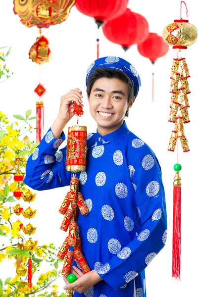 Foguetes de artifício vietnamitas — Fotografia de Stock