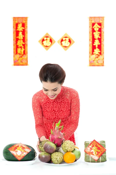 Preparing dishes for Tet — Stock Photo, Image