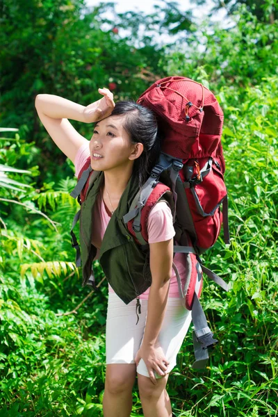 Tired tourist — Stock Photo, Image