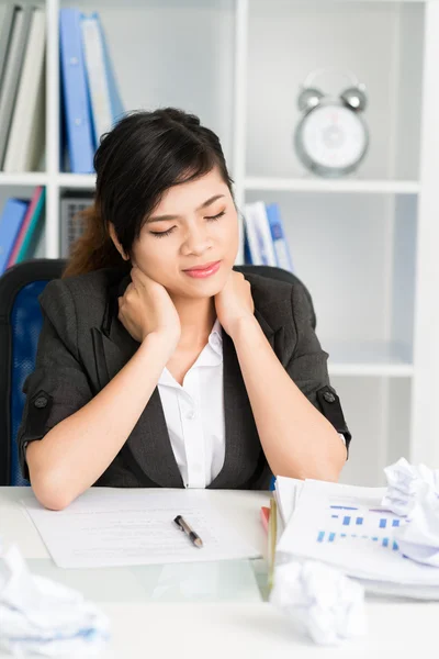 Quanto sono stanca ! — Foto Stock