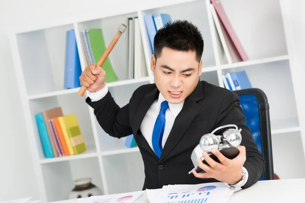 Ik zal u breken! — Stockfoto