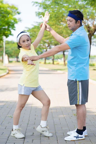 Hacer actividad deportiva — Foto de Stock