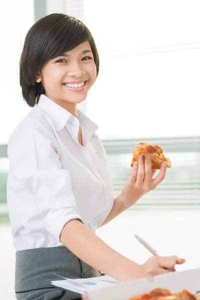 Rebanada de pizza Imágenes de stock libres de derechos