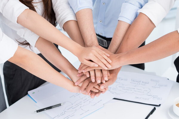 Equipo amistoso — Foto de Stock