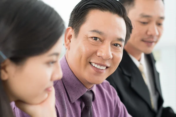 Hombre de negocios alegre — Foto de Stock