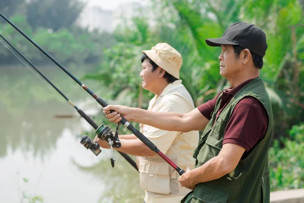 Catching the fish — Stock Photo, Image