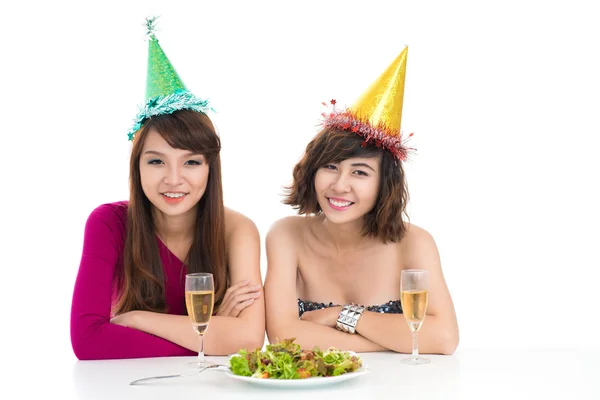 Happy girlfriends — Stock Photo, Image