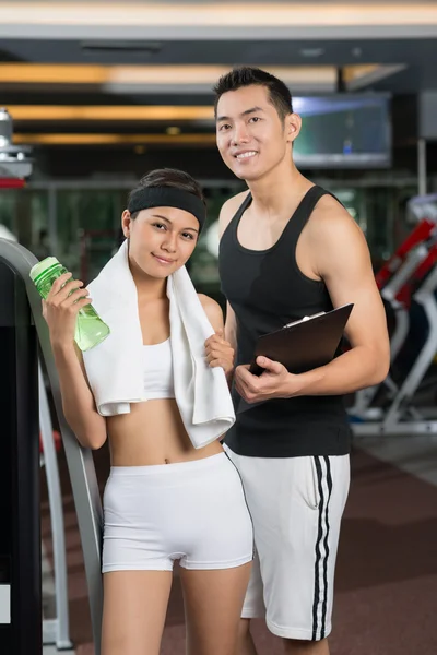 Frequentatori di palestra — Foto Stock