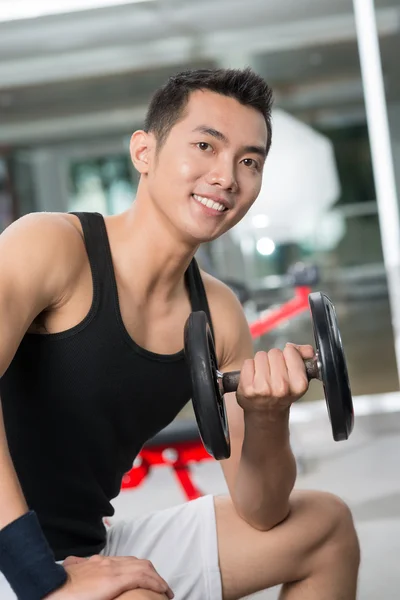 Handsome athlete — Stock Photo, Image