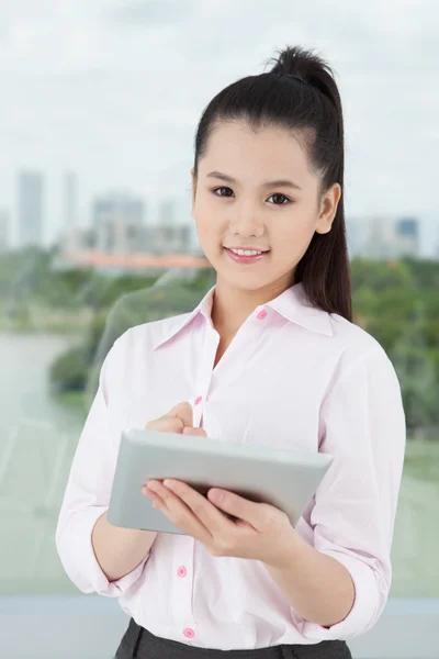 Lovely businesswoman — Stock Photo, Image