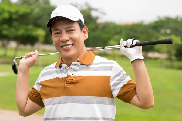 Mature golf player — Stock Photo, Image