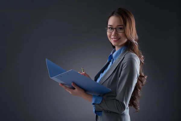 Lovely business lady — Stock Photo, Image