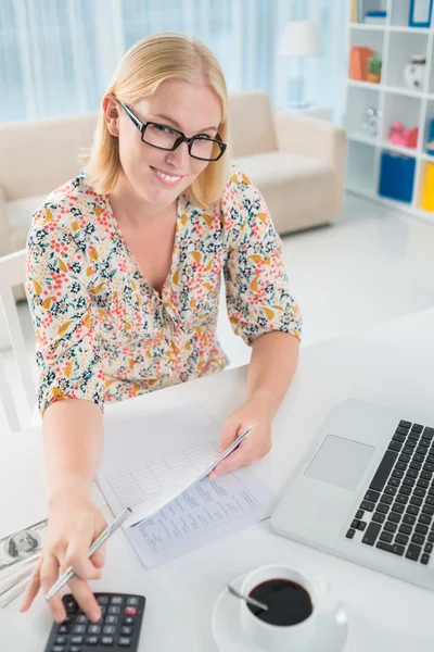 Huis Financiën — Stockfoto