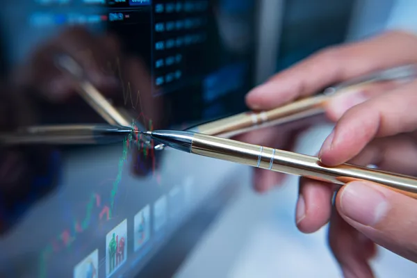 Behandeling van grafieken — Stockfoto