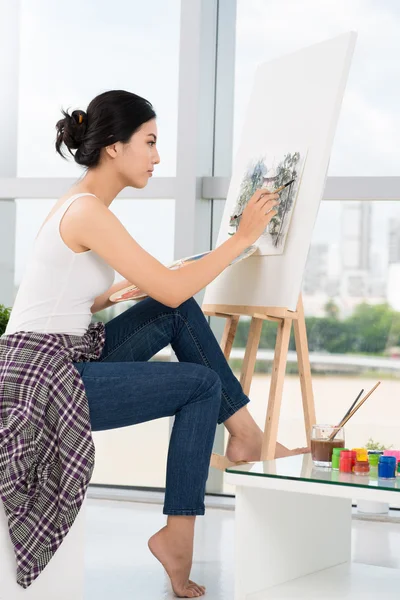 Professional painter — Stock Photo, Image