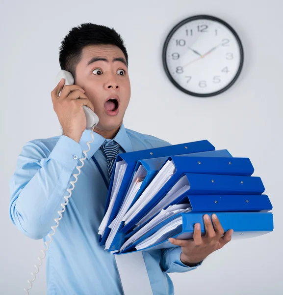 Verrückter Geschäftsmann — Stockfoto