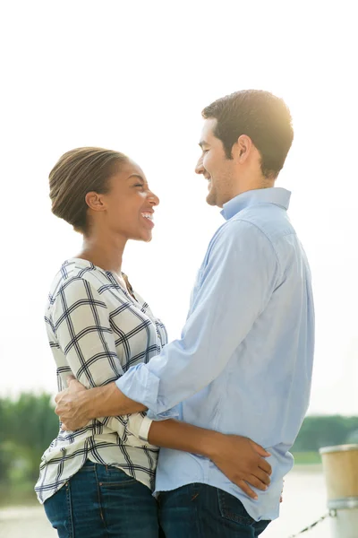 Cheerful dating — Stock Photo, Image