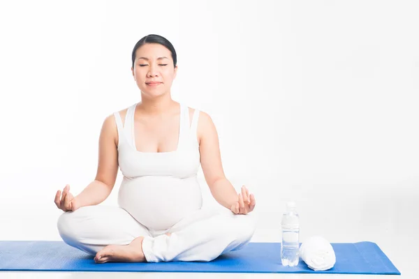 Fitness für Schwangere — Stockfoto