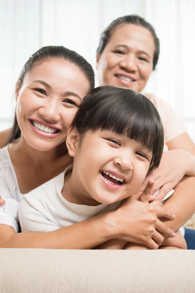 Família feliz — Fotografia de Stock