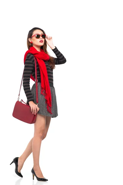 Fashionable lady — Stock Photo, Image