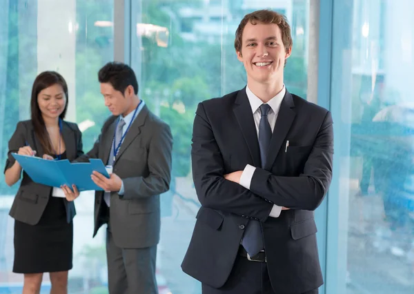 Líder empresarial — Foto de Stock