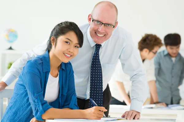 Estudante feminina — Fotografia de Stock