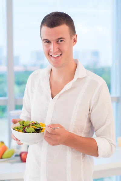 Retrato de vegetariano — Foto de Stock