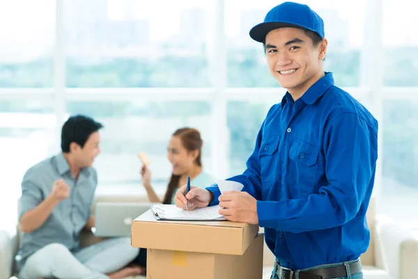 Delivery-boy — Stock Photo, Image