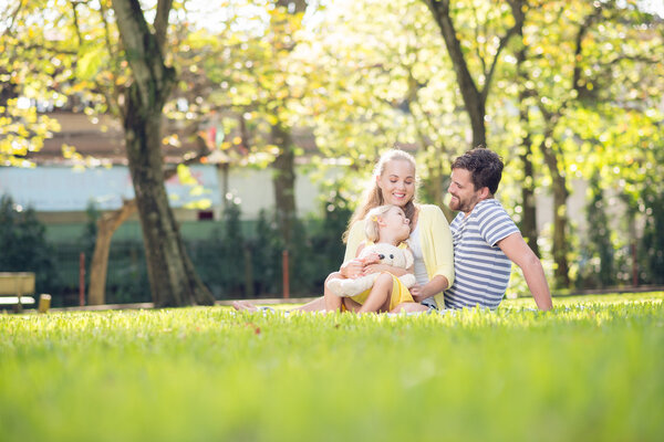 в летний день
