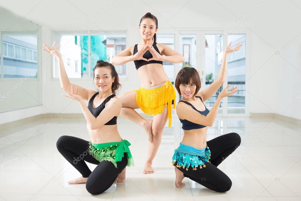 Professional belly dancers