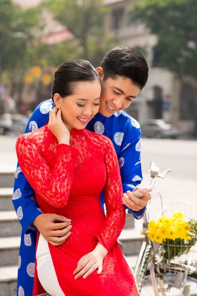 Vietnamesisches modernes Leben — Stockfoto