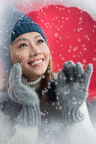 Plezier in de winter — Stockfoto