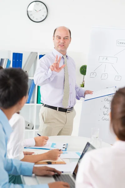 Líder empresarial — Fotografia de Stock