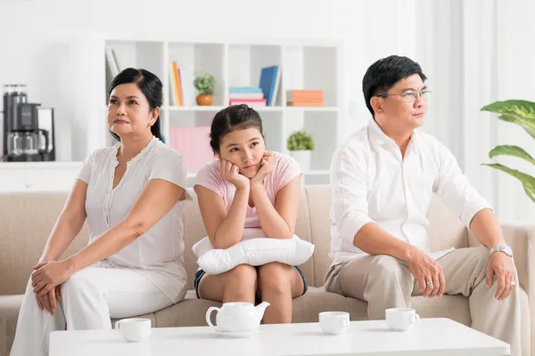 Familienkonflikt — Stockfoto