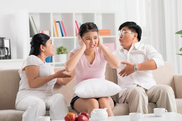 Parents fighting — Stock Photo, Image