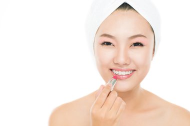 Bayan ve onun dudakları