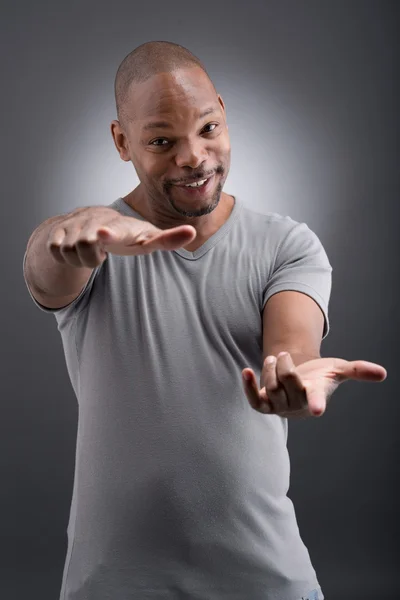 Cool guy gesturing — Stock Photo, Image