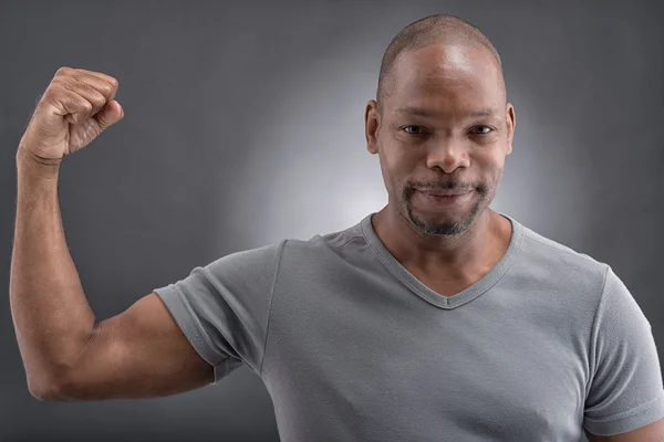 Strong african guy — Stock Photo, Image