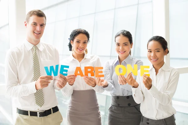 Business team internazionale — Foto Stock