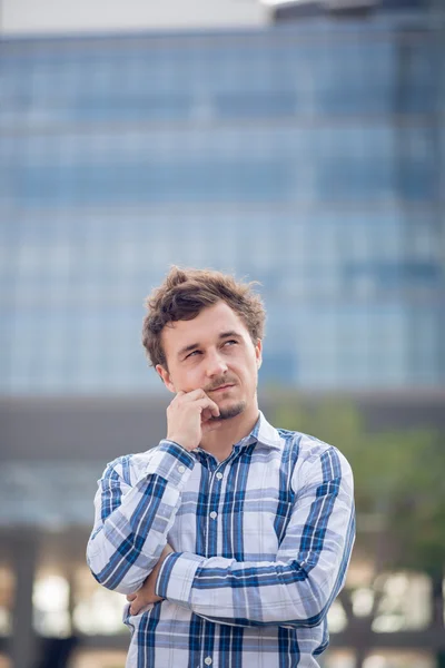 Doordachte man — Stockfoto