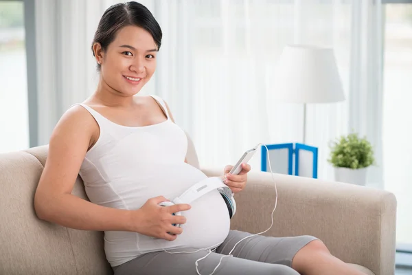 Music for a future child — Stock Photo, Image