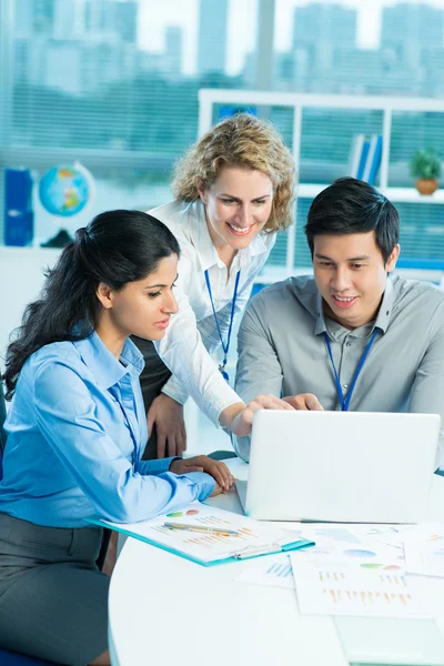 Durante il lavoro — Foto Stock