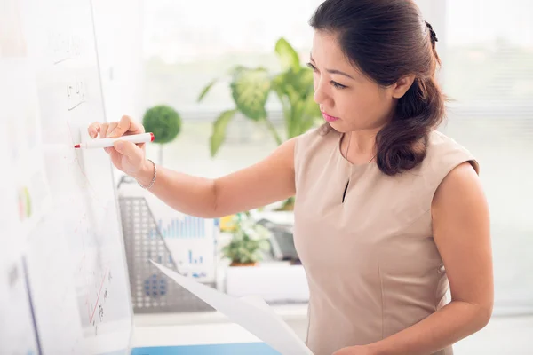 Beim Seminar — Stockfoto