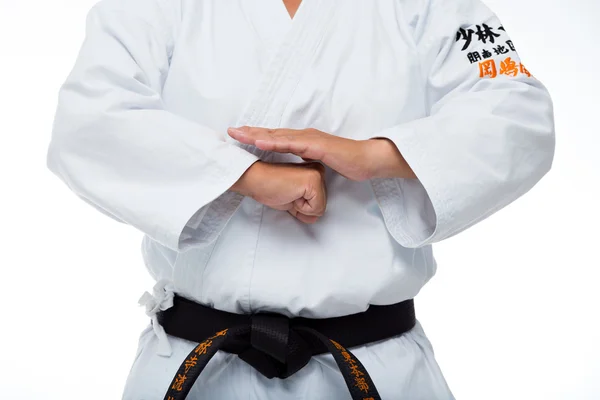 Karate-Kämpfer — Stockfoto