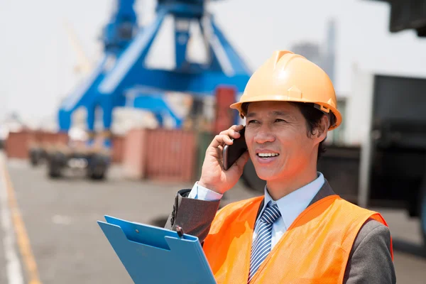 Port engineer — Stock Photo, Image